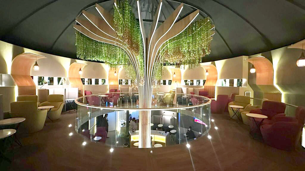 Majestic Lounge interior at Jinnah International Airport, Karachi